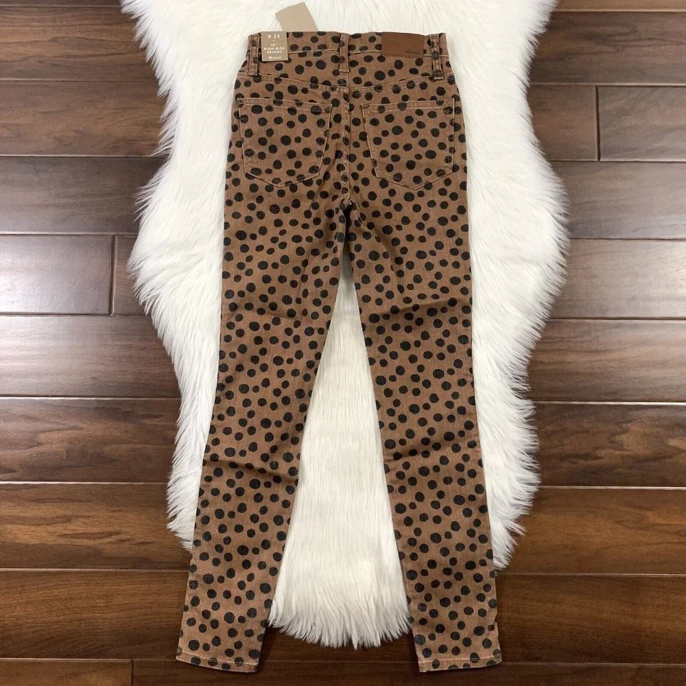 Madewell Women's Size 24 Leopard‎ Dot 10